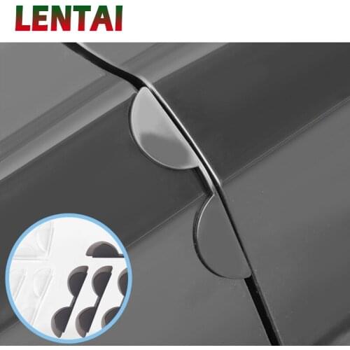 LENTAI 1Set Car Door Edge Guard Anti Collision Sticker Strips For Mercedes W205 W203 Volvo XC90 S60 XC60 V40 Alfa Romeo 159 156