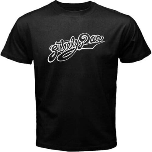 New Rare Steely Dan Logo Music Legend Mens Black T-Shirt Size S to 3XL