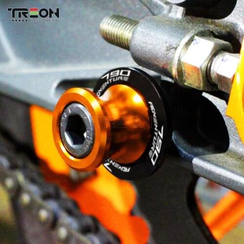 Pair M10 For KTM 790Adventure 790 Adventure/R ADV 2019-2020 Motorcycle SwingArm Sliders Spools CNC Swing Arm Stand Screw