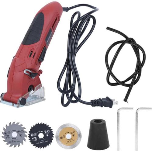 Saw Multifunctional 400W Compact Mini Electric Saw Wood Steel Marble Cutting Saw US Plug 120V Power Tools Electric Saw