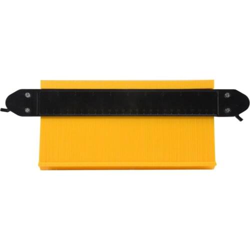 5/10 Inch Contour Gauge Plastic High Precision Contour Tool with Lock Gauge Radian Ruler Double Lock Irregular Woodworking Tools