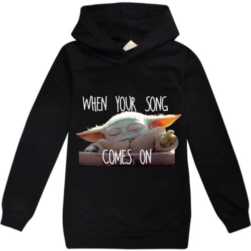 Baby Yoda Teenage Girls Shirts Kid Clothes All Boutique Outfits Baby Girl Graphic T Shirts Toddler Boy Fall Clothes