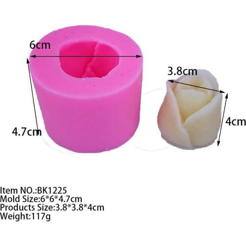 Tulip candle silicone mold BK1225