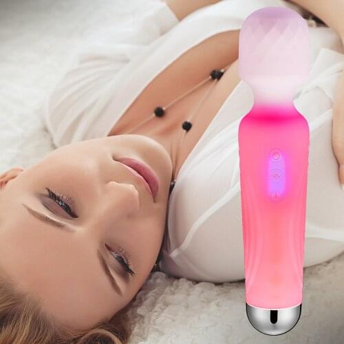 Wireless Dildos AV Vibrator Magic Wand for Women Clitoris Stimulator USB Rechargeable Massager Goods Sex Toys for Adults 18 Wir
