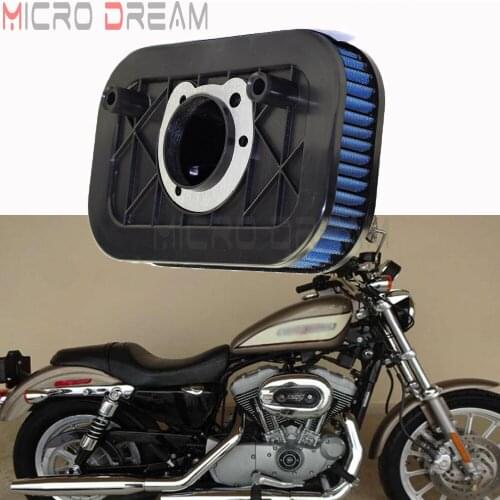 For Harley Sportster XL 1200 883 2004-2013 Replacement High Flow Air Filter Performance Intake Cleaner XL883 XL1200 04 -13 Blue