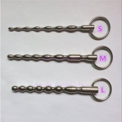 Stainless Steel Prince Wand Adult Male Masturbation Penis Plug Tube Urethral Sound Dilators Chastity Belt Sex Games Gay Fetish