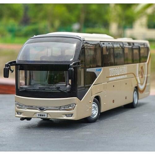 1:42 Original Yutong Zk6128hqb Road Bus Tour Bus Diecast Car Model with Small Gift