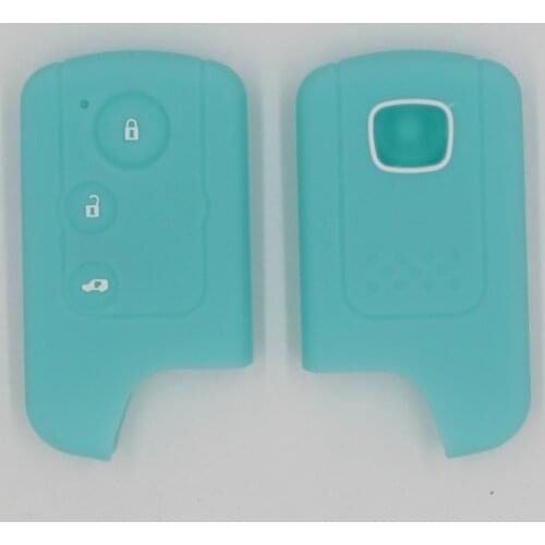 2PC * 3 buttons Silicone Car Key Case for Honda Fit Shuttle Gp8 Vezel Jade Gienia Crosstour Cover Keyless Shell Skin Holder