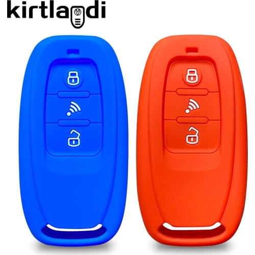 3 Button Modified Key Case Cover Holder Shell for Audi for Toyota for Honda for Peugeot Universal Car Key Cover Silicone Keyless