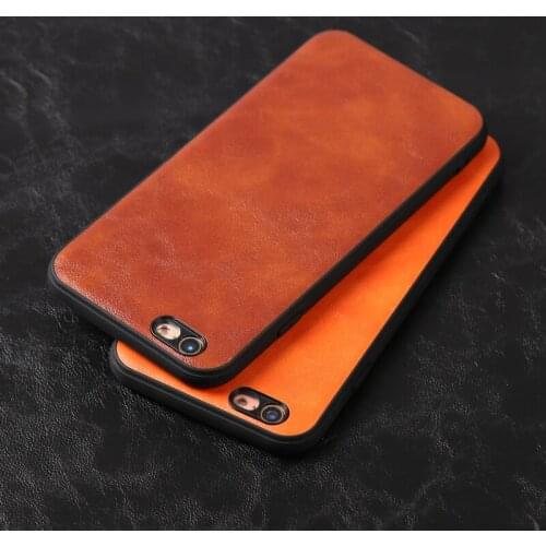 Phone Cases For iPhone 6 6S 7 8 Plus X Xr XS Cover Oil wax skin PU Leather Soft TPU Silicone Case For iPhone X Xs Max Shell