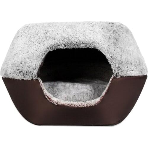 2 Colors Paw Pet Sofa Dog Beds Waterproof Bottom Soft Fleece Warm Cat Bed House Petshop Cama Perro