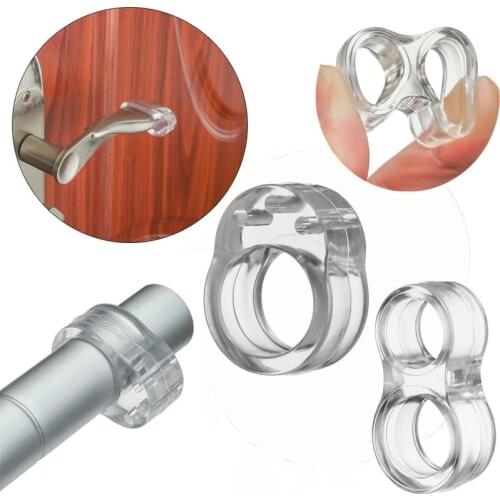 Baby Safety door stopper handle Buffer Guard damper Bathroom bedroom Doorknob Lock wall protection Furniture Silencer Crash Pad