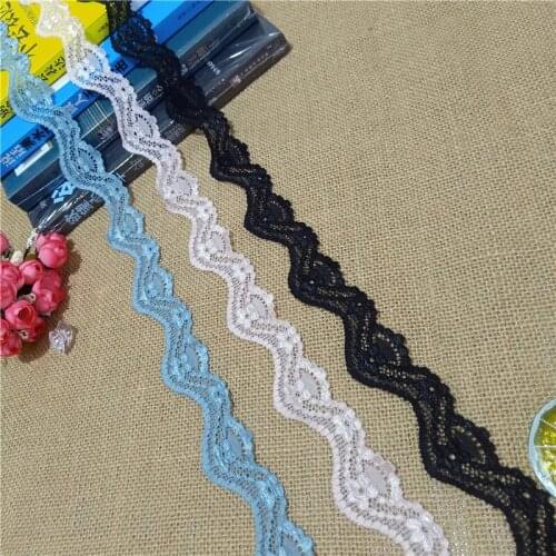 Rose - shaped color stretch mesh fabric spandex stretch mesh voile decorative lace fabric for dress underwear