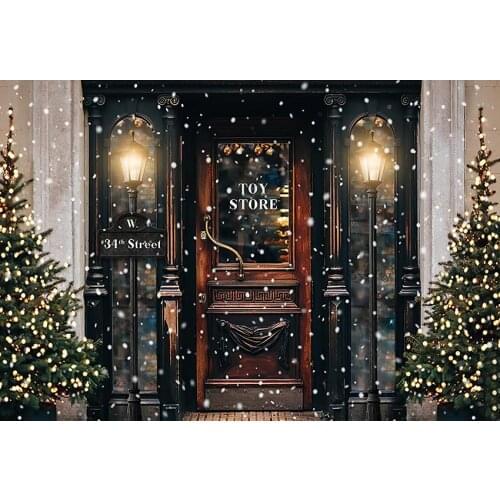 Avezano Background Christmas Tree Fireplace Winter Gift Newborn Vinyl Photography Backdrop Studio Photocall Photozone Prop Decor