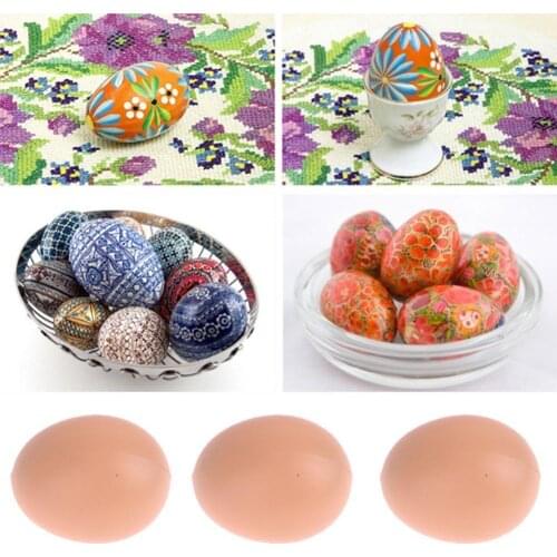 Hatching Egg Hen Poultry Hatch Breeding Simulation Fake Painting Toy Plastic Easter Eggs Educational DIY Egg Artificial G4V8