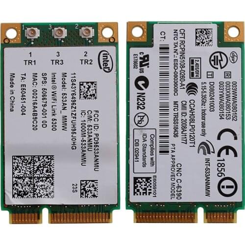Intel 533AN_MMW WIFI 5300 card For Lenovo ThinkPad X200 X301 T400 W500 Hot Sale C26