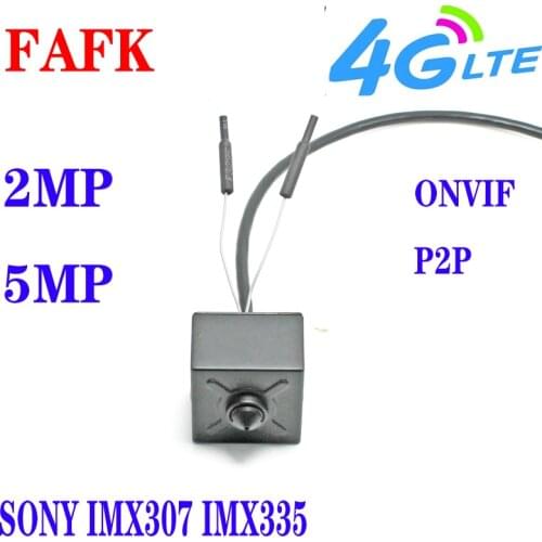 Mini 4G SIM Card IP Camera 1080P 5MP SONY IMX307 IMX335 HD Indoor WIFI Security Starlight Low-light Camera CCTV P2P Onvif Audio