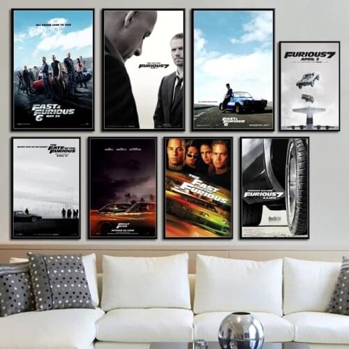 Classic Movie Fast And Furious Series Paul Walker Vin Diesel Diamond Painting Cross Stitch Full DIY Embroidery Mosaic Home Decor