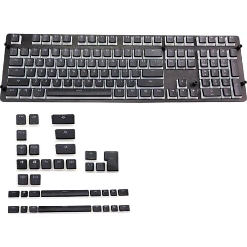 RGB 143 Keycaps ANSI Layout PBT Pudding Double Skin Milk Shot Backlit Keycap For Corsair K70 K65 OEM Cherry MX gh60 poker