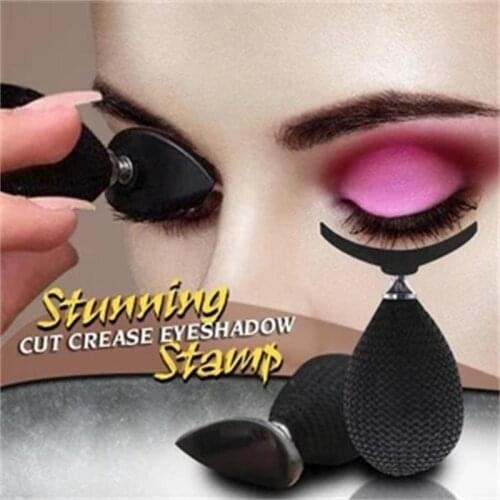 Eyeshadow Stamp Magic Lazy DIY Eye Shadow Applicator Crease Two Headed Eyeshadow Brush Eyes Makeup Kit Eyes Beauty Accessories