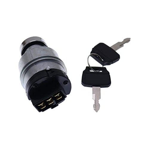 New Starter Switch Ignition Switch W/ 2 KEY K250 For Kobelco SK200-8 SK-8