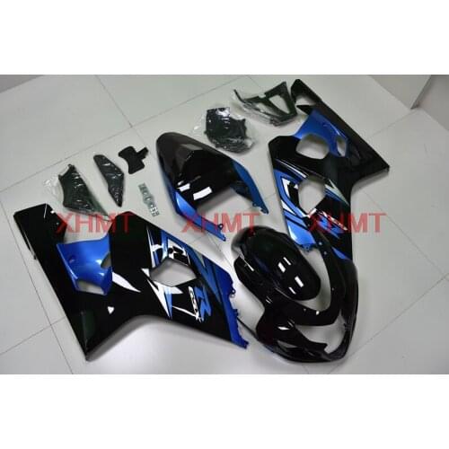 For GSXR750 2004 - 2005 K4 Plastic Fairings for Suzuki GSXR750 2004 Motorcycle Fairing GSXR 600 05 Black Blue Fairing Kits