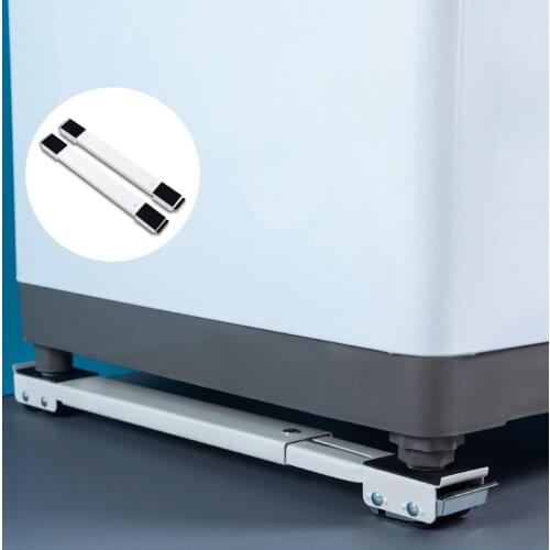 Washing Machine Stand Movable Adjustable Refrigerator Base Mobile Roller Bracket 24 Wheel Universal Washing Machine Dryer Holder