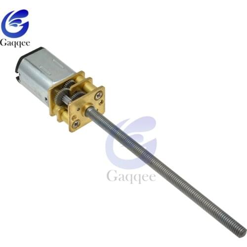 GA12-N20-M3*55 Screw DC Reduction Gear Motor 12 Volt 100RPM 3V 6V 12V For Intelligent Toy Car Robot Gear Motor Low Speed