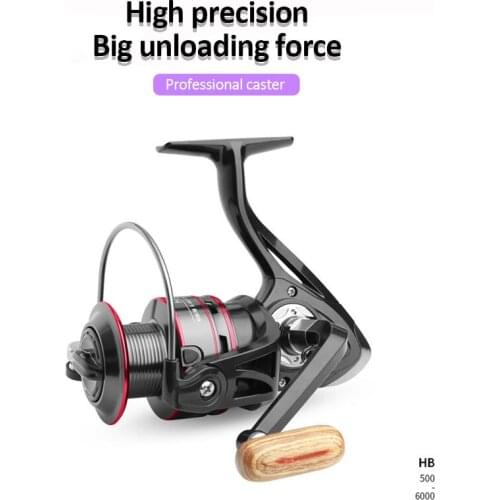 500-7000 Series Fishing Reel Max Drag 8kg 5.2:1 4.7:1 High Speed Metal Spool Spinning Reel Saltwater Reel Carp Reel Fishing Whee