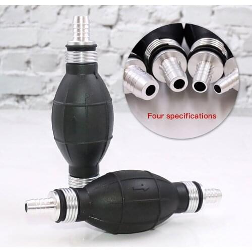 6/8/10/12mm Fuel Pump Rubber Aluminum Hand Fuel Pump Suitable For Carburettor And Working Pressure Range 0.2-6 Bar Car Moto Etc