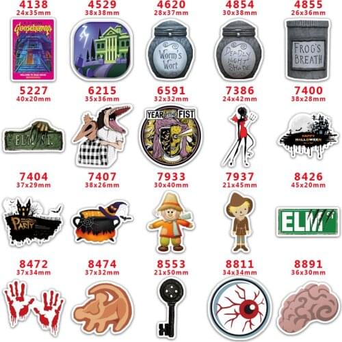 DIY Craft Supplies cartoon character printed flat back planar resins 30 pieces PR4138