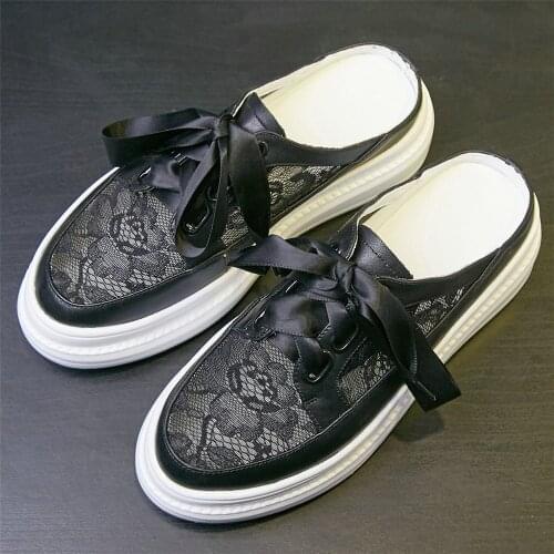 Platform Pumps Shoes Women Cow Leather Wedges High Heel Gladiator Sandals Female Summer Round Toe Fashion Sneakers Casual Shoes