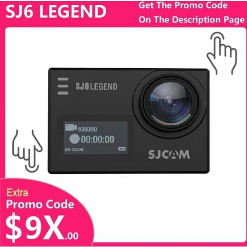 SJCAM SJ6 Legend 2' Touch Screen Remote Action Helmet Sport DV Camera Waterproof 4K 24FPS NTK96660 RAW Dual Screens Original SJ6