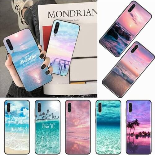 Beach Ocean high quality funny Phone Case For Samsung galaxy S 9 10 20 A 10 21 30 31 40 50 51 71 s note 20 j 4 2018 plus