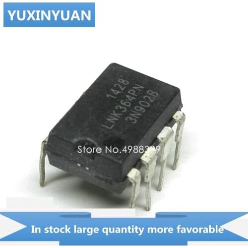 YUXINYUAN 10PCS/LOT LNK364PN LNK364P LNK364 LNK 364PN K364PN NK364PN DIP7 in stock in stock