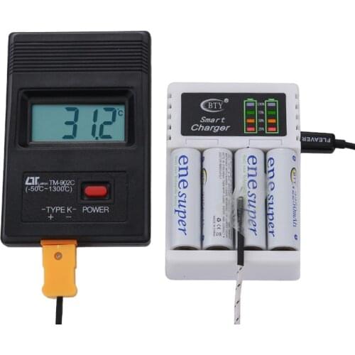 Four Slot Battery Chargers Intelligent Fast Charger for AAA/AA Battery lithium NiMH Battery Battery Box LED Progress Display