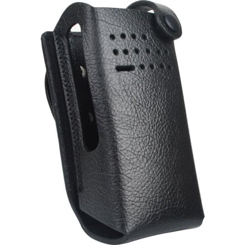 Hard Leather Case With 2.5-Inch Fixed Belt Loop (Non-Display) for XPR7350 DP4400 XiR P8608i and GP328D Non-display Radio