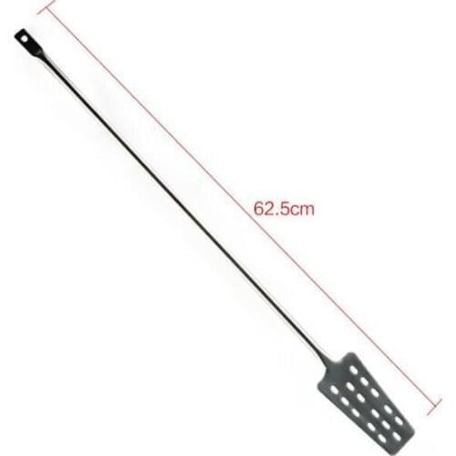 304 Stainless Steel Wine Swizzle Stick Multifunction Bar Long Handle Wine Mixer Porous Oar Shape Brewing Tool ZA6864