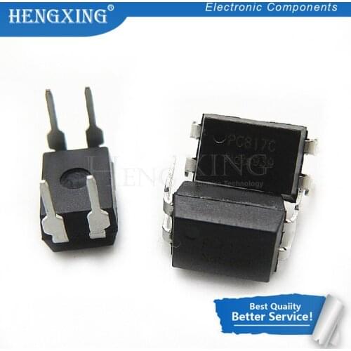 50pcs/lot PC817B PC817C DIP-4 PC817 817 817B EL817 LTV817A LTV-817-A High Density Mounting Photocoupler In Stock
