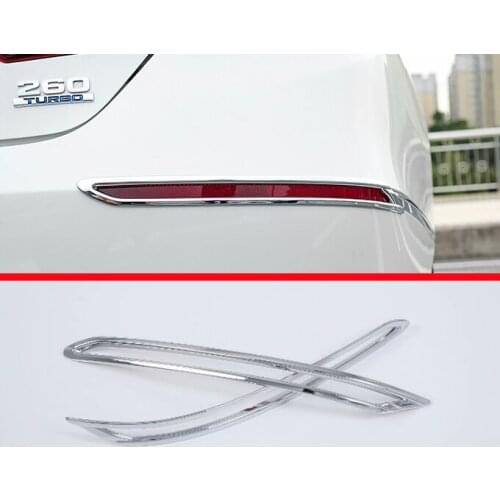 ABS Chrome Rear Fog Light Lamp Cover Trim Molding Bezel Garnish For Honda Accord MK10 2018 2019