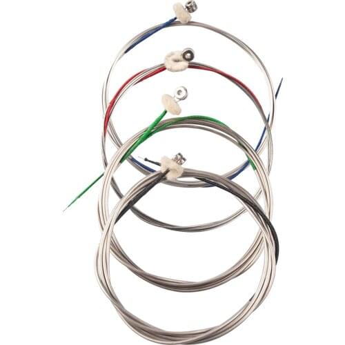 Bass Steel Precision 1/8 Full Set Bass Guitar Strings DIY Bass Replacement