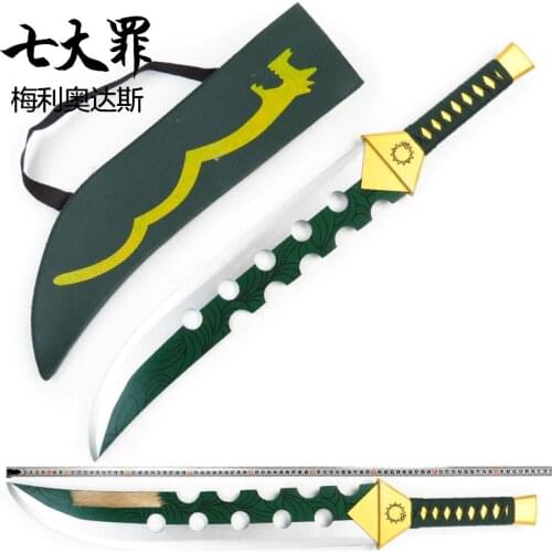 Seven Sins Of Artifact 1:1 Restore Cos Animation Wooden Simulation Toys Performance Props Cosplay Toys Gifts For Teenagers