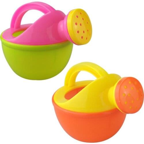 Baby Bath Toy Plastic Watering Can Watering Pot Beach Toy Play Sand Toy Gift for Kids Random Color