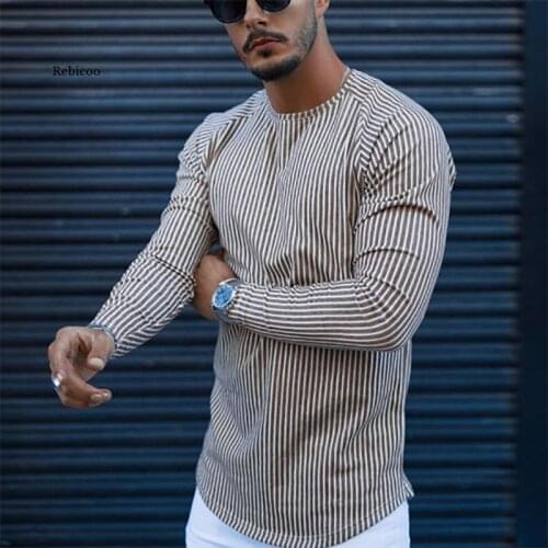 Casual Men T-Shirt Stripe Summer Man Tshirt Fashion Tops Streetwear Male T-Shirts Hip Hop Brand Clothing Mens Tee t Shirt Men
