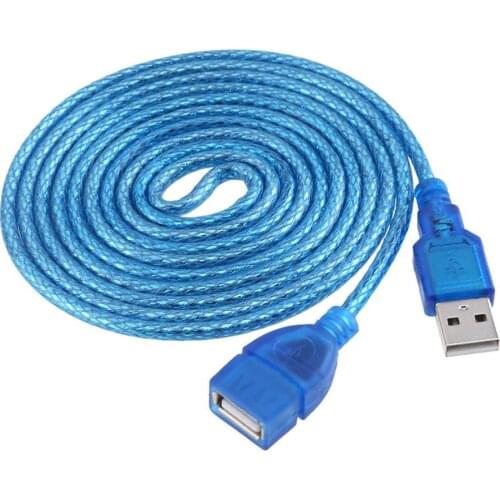 USB 2.0 Extension Cable 1.5m 3m USB Active Repeater A Male to A Female USB2.0 AF-AM Cable Cord Wire for PC Laptop