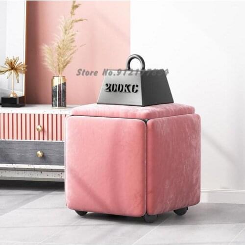 Sofa Pier Creative Stool Rubiks Cube Combination Stool Home Dining Stool Living Room Coffee Table Sofa Stool Shoe Stool