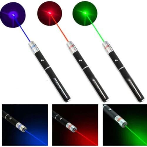 Laser Pointer Laser Sight Pen Green Blue Red Dot Laser Light Pen Powerful Military Pointer Lazer 5MW High Power Survival-Tool
