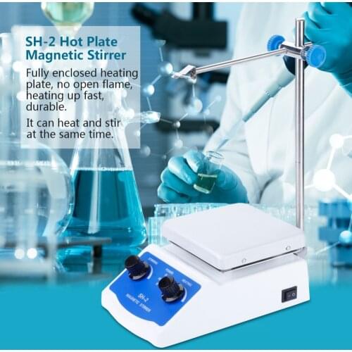 SH-2 Magnetic Stirrer Laboratory Constant Temperature Heating Stirrering Machine Biochemistry Experiment Heating Equipment