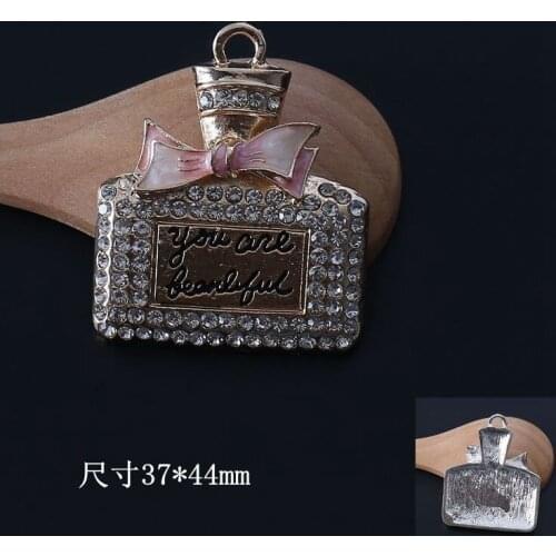 UHSUW brand 5pc dripping perfume bottle car key pendant cell phone DIY accessories 3D decorative sticker