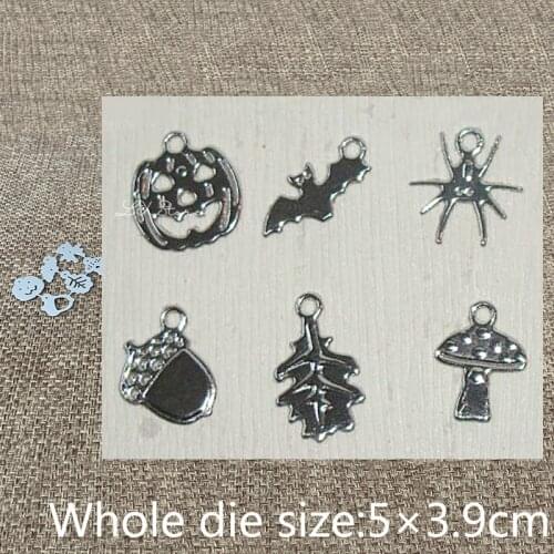 XLDesign Craft Metal Cutting Dies stencil mold 6pcs halloween Ornaments scrapbook Album Paper Card Craft Embossing die cuts